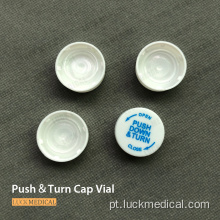 Push &amp; Turn Cap Vial resistente à criança para médicos